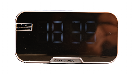 Reloj despertador parlante bluetooth- blanco