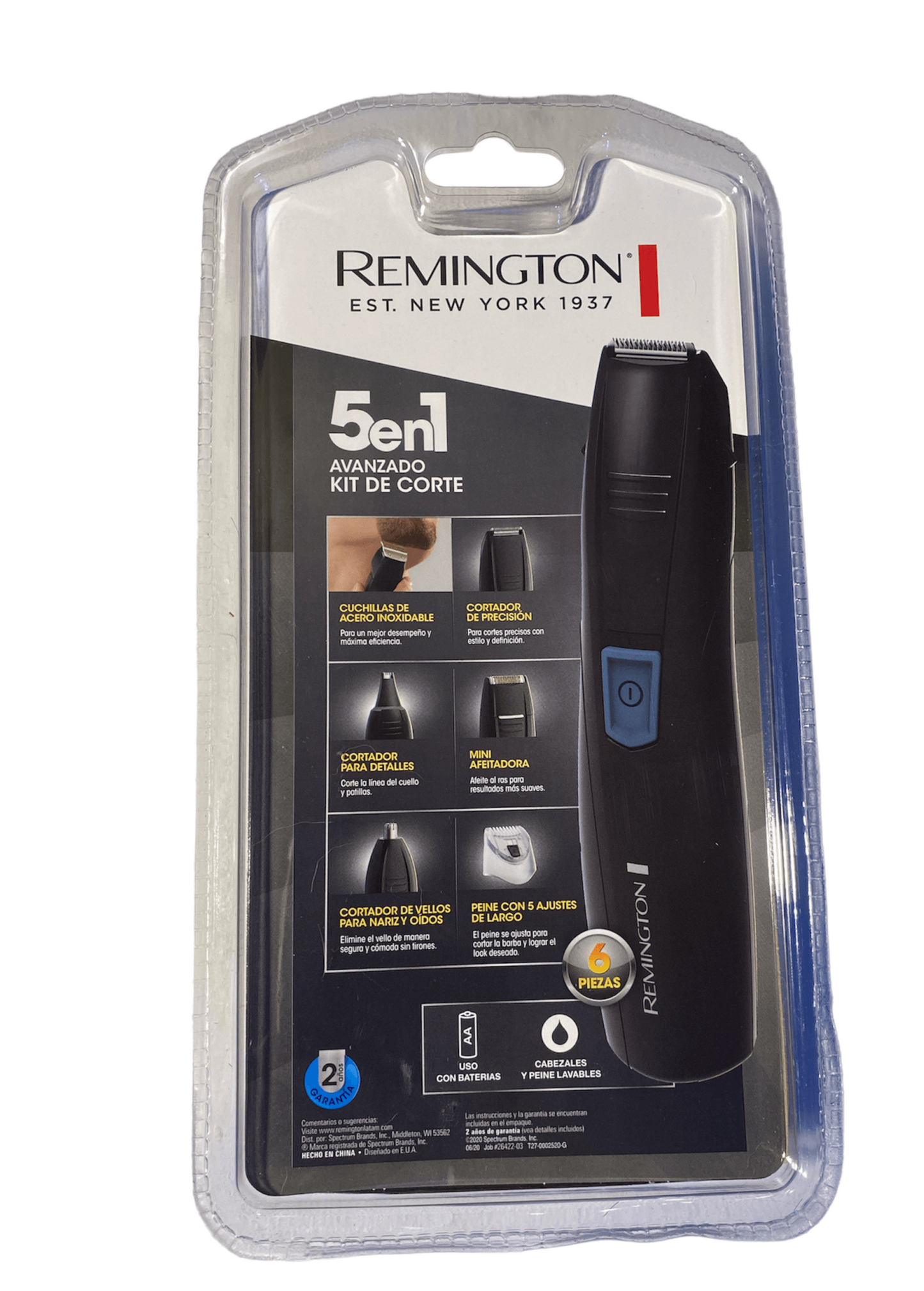 Afeitadora 5 en 1 remington - úsala donde sea
