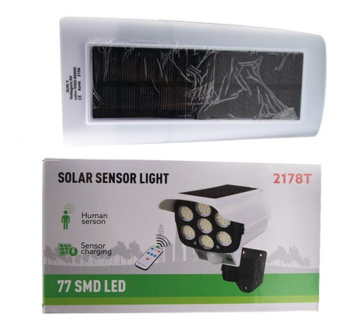 Luz Solar Foco Con Sensor Tipo Camara - Bascotel